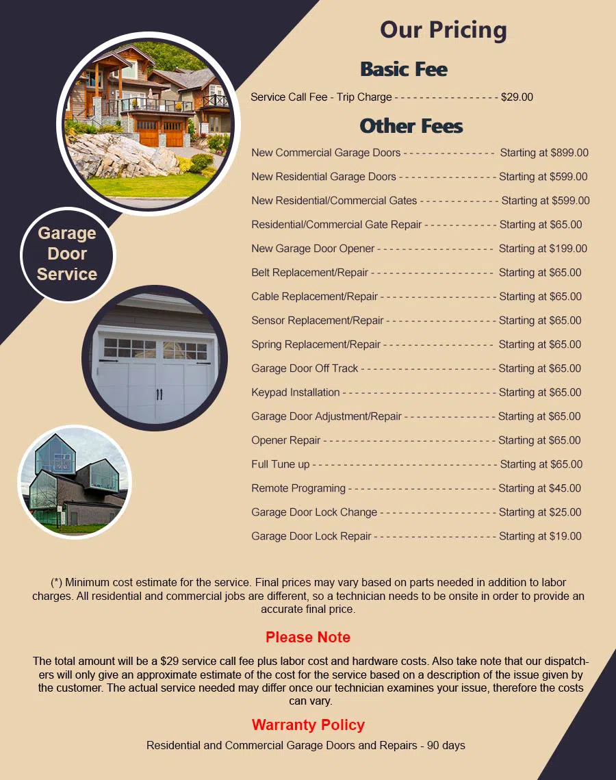 Garage Door Mobile Service Greenwood, IN 317-520-2173